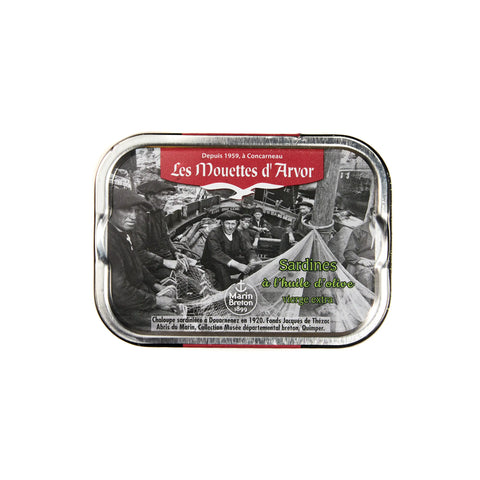 Conserve Sardines à l'huile d'olive vierge extra - marins bretons