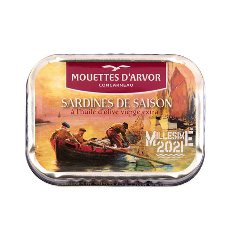 Conserve Sardines Millésimées à l'huile d'olive vierge extra - saison 2021