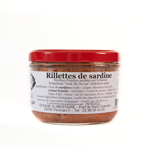 Pot en verre Rillettes de sardine