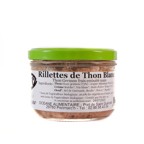 Pot en verre Rillettes de thon blanc