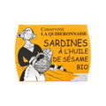 Conserve Sardines à l'huile de sésame Bio